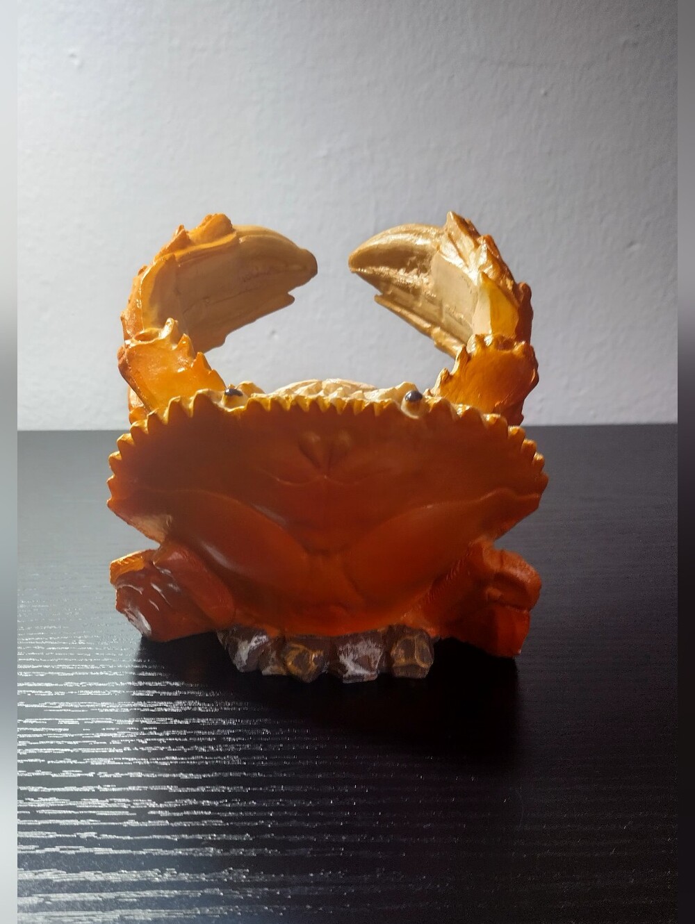 Crab  Wine Bottle Holder Figurine - Coastal Accent